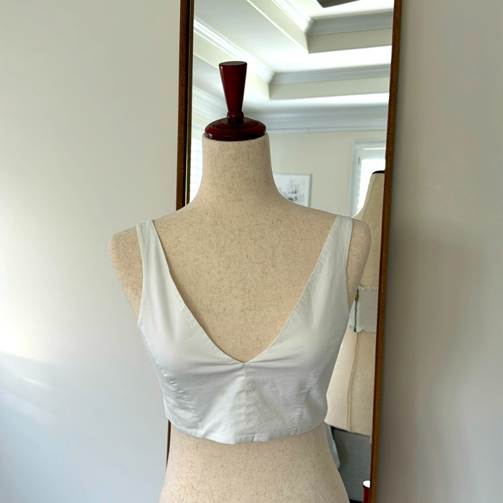 ByNV off white cropped